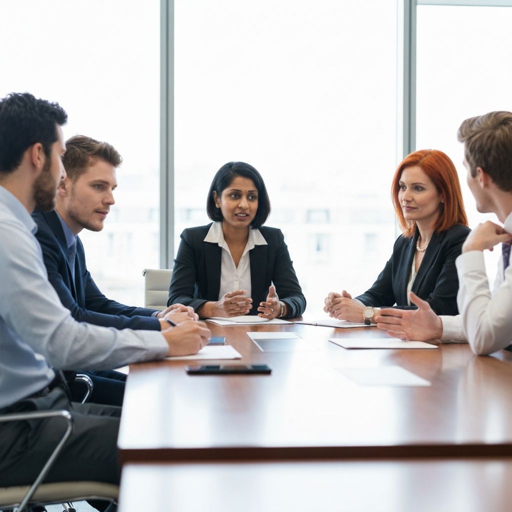 Team collaboration meeting